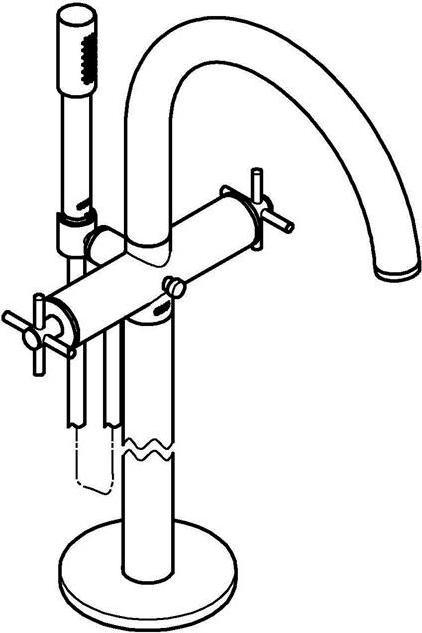 Actual product image Grohe Atrio bath mixer