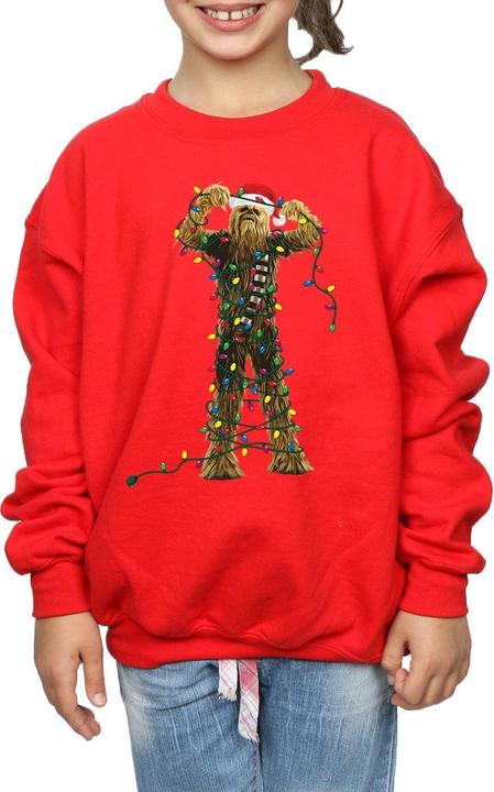 Produktbild Star Wars Chewbacca Christmas Lights Sweatshirt Mädchen (152, 158)