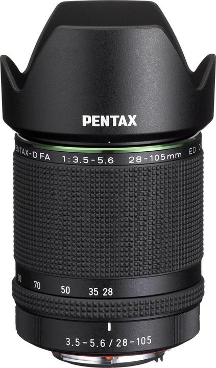 Pentax HD Pentax-D FA 28-105mm 3.5-5.6 ED DC WR (Pentax K, Plein format)