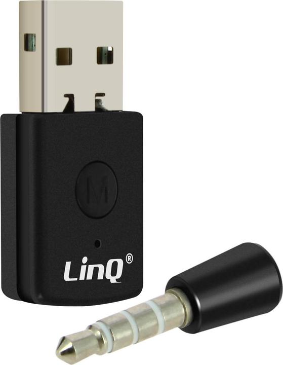 LinQ PS4 Bluetooth 4.0 Adapter (USB-A, 3.5mm jack)