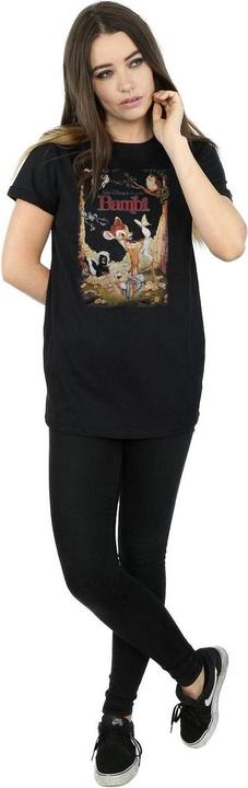 Image du produit T-shirt boyfriend en coton à l'effigie de l'affiche Femmes/Ladies (M)