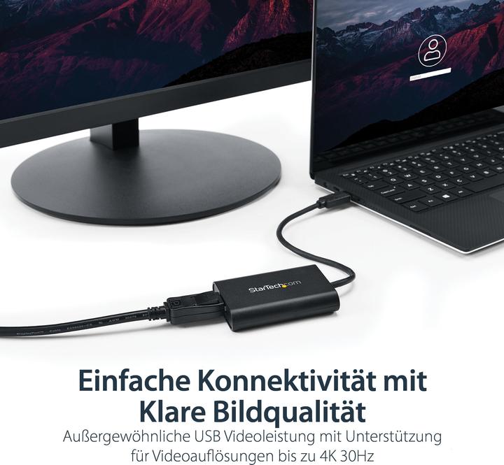 Actual product image StarTech USB 3.0 — DisplayPort (USB 3.0, 20 cm)