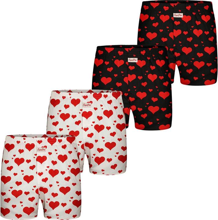 Actual product image Sugar Pine Boxer Valentine's Day (M, pack of 4)