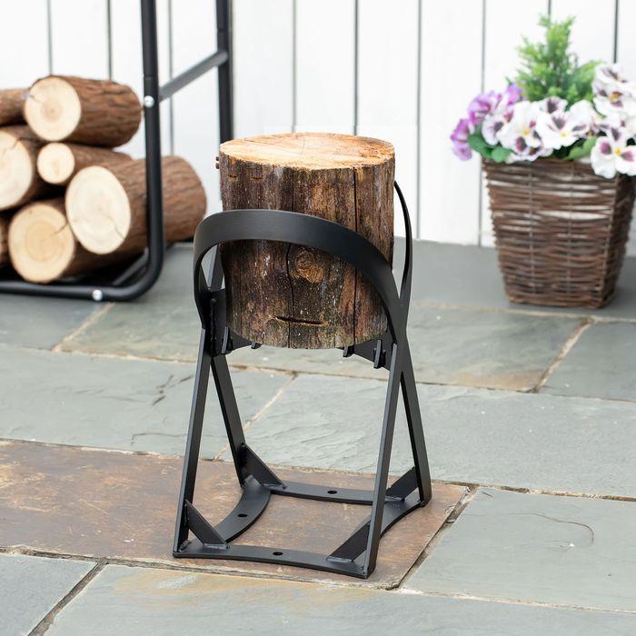 Actual product image Swisshandel24 Wood splitter manual carbon steel firewood splitter