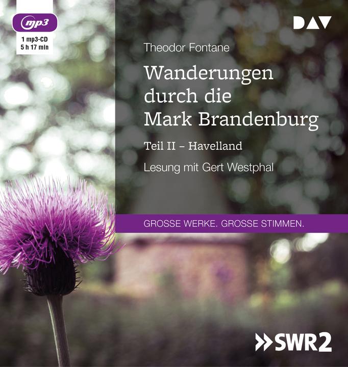 Image du produit Randonnées dans la Marche de Brandebourg - Partie II (Theodor Fontane, Gert Westphal, Allemand)