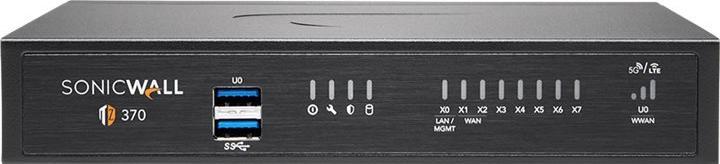 Actual product image SonicWall Firewall TZ-370 TotalSecure Advanced Appliance,w/APSS, 1yr
