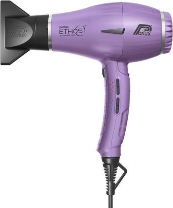 Parlux Ethos Professional Digitaler Haartrockner mit negativen Ionen Made in Italy Flieder