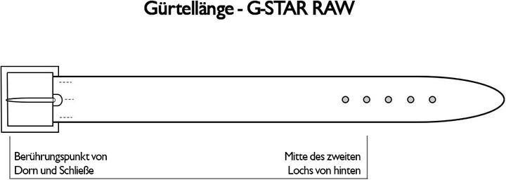 Produktbild G-Star Gürtel Casual Zed Belt - 11695 (110)