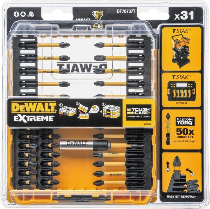 Actual product image DeWalt DT70730T-QZ Bit set 25 pcs.