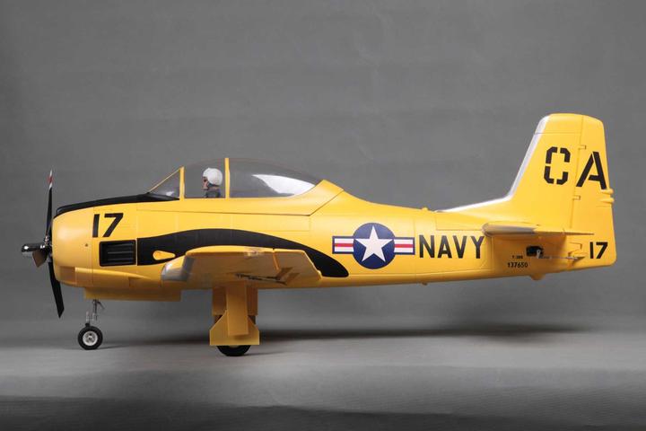 Produktbild FMS t-28d trojan v4 gelb - 142 cm (Warbird)