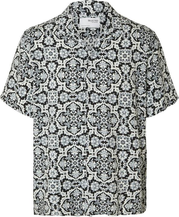 Selected Homme Gemustertes Kurzarmhemd