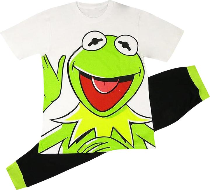 Gildan Pyjama Set Kermit der Frosch Lang
