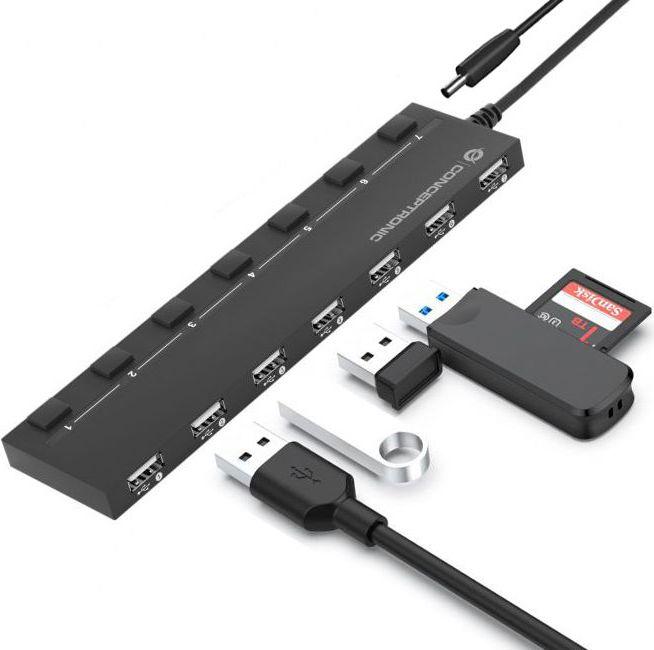Produktbild Conceptronic USB Hub (USB-A, 7 Ports)