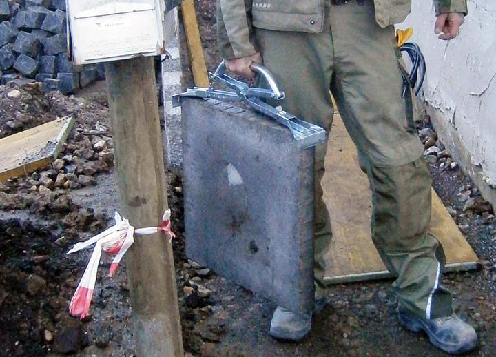 Produktbild HP Autozubehör Plattenheber Greifbereich 300-500 mm Tragfähigkeit 40 kg Eigengewicht 1 kg, verzinkt