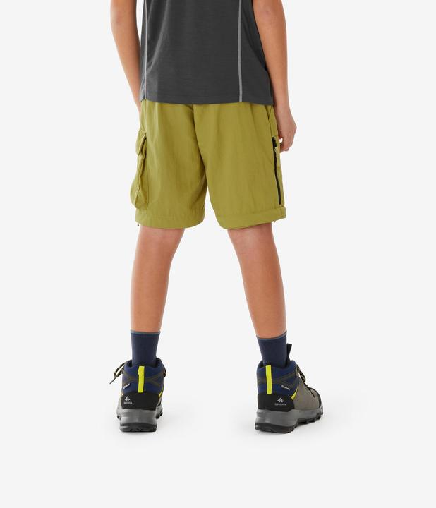 Image du produit Quechua Pantalon modulable de randonnée enfant 7-15 ans, MH500 khaki jaune (140)