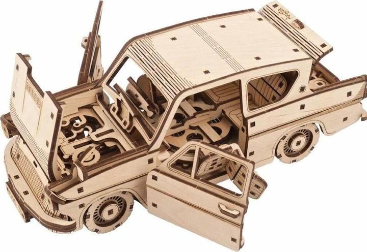 Actual product image Ugears Flying Ford Anglia