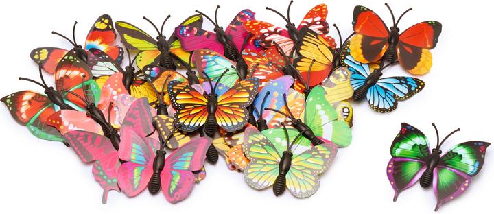 Produktbild VBS XXL Streuteile "Schmetterling", Klein, 50 Stück, Bunt sortiert, ca. 4,5 cm