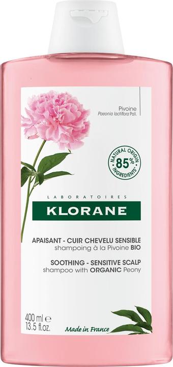 Produktbild Klorane Beruhigendes Shampoo mit BIO-Pfingstrose (400 ml, Flüssiges Shampoo)