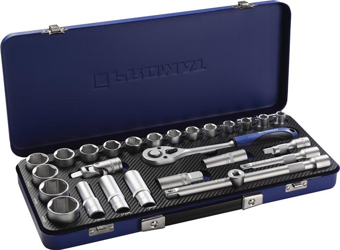 Actual product image Promat Socket spanner set (32 mm, 18 mm, 11 mm, 12 mm, 20 mm, 19 mm, 27 mm, 15 mm, 25 mm, 13 mm, 21 mm, 14 mm, 29 mm, 10 mm, 30 mm, 23 mm, 26 mm, 22 mm, 17 mm, 28 mm, 16 mm, 24 mm, 31 mm)