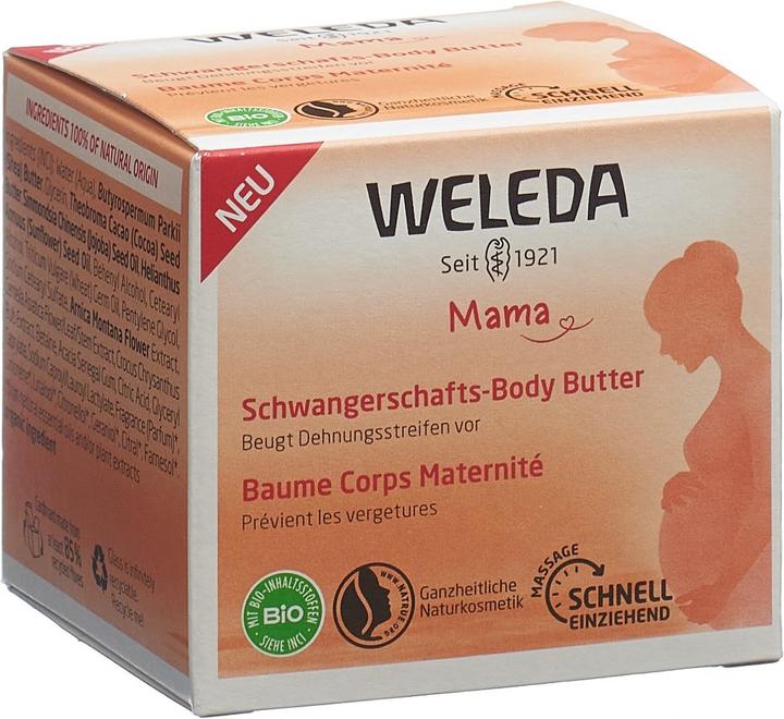 Weleda Schwangerschafts-Body Butter (Körpercreme, 150 ml)
