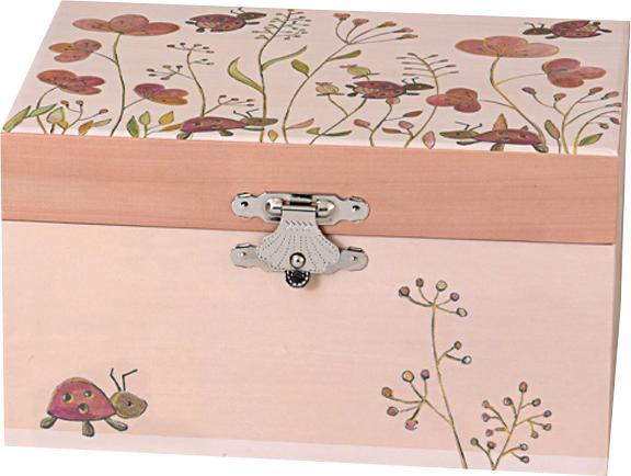 Image du produit Egmont Toys - Boîte à bijoux musicale Ladybug - Rose - 15 x 10 x 9 cm