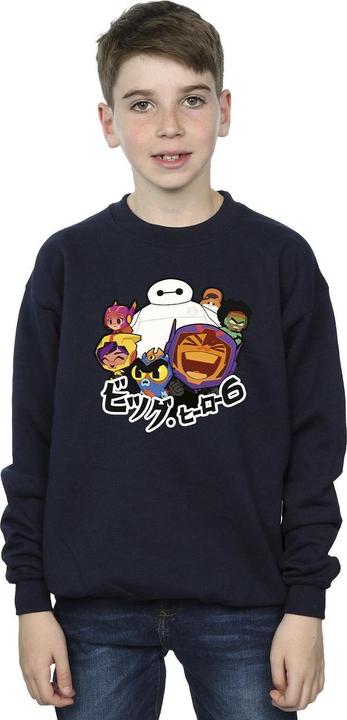 Image du produit Disney - Sweat BIG HERO BAYMAX GROUP MANGA - Garçon (152, 158)