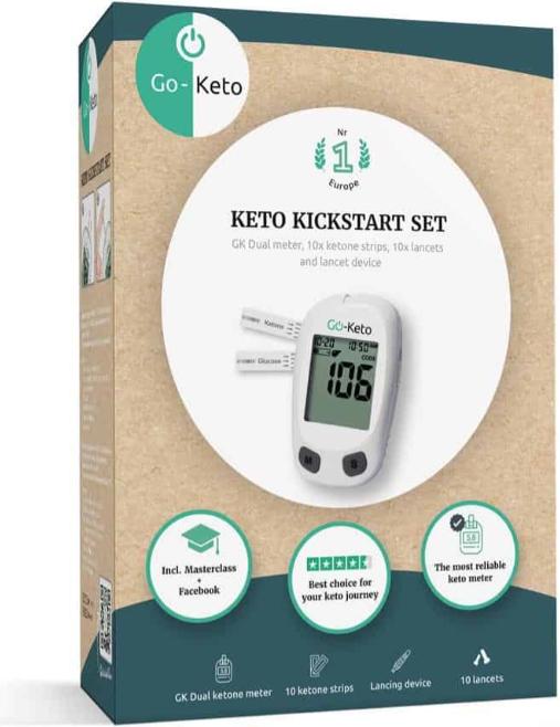 Produktbild Go-Keto Keto Kickstart Set (Blutzuckermessgerät)