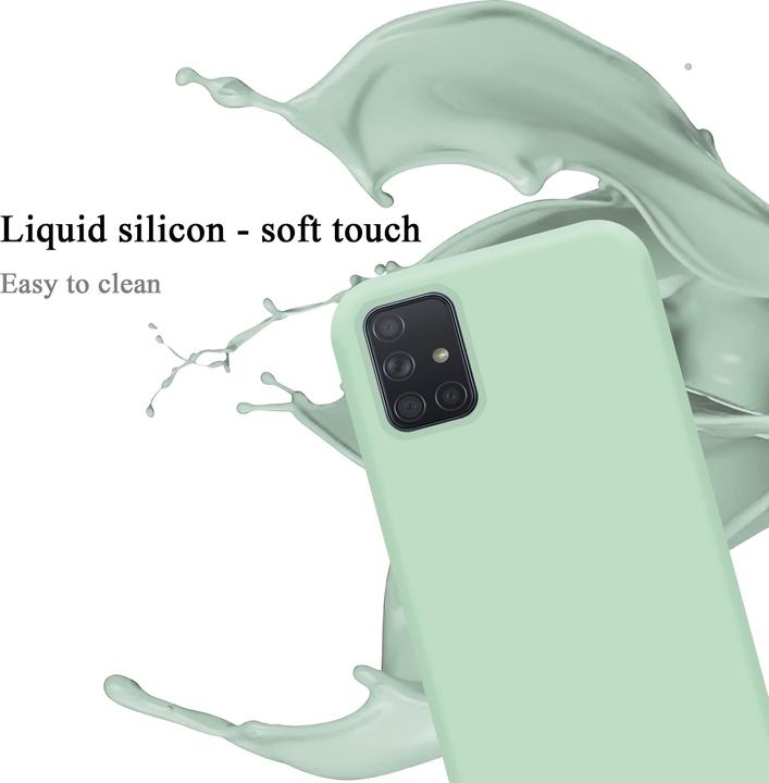 Actual product image Cadorabo TPU Liquid Silicone Case Cover (Samsung Galaxy A71)