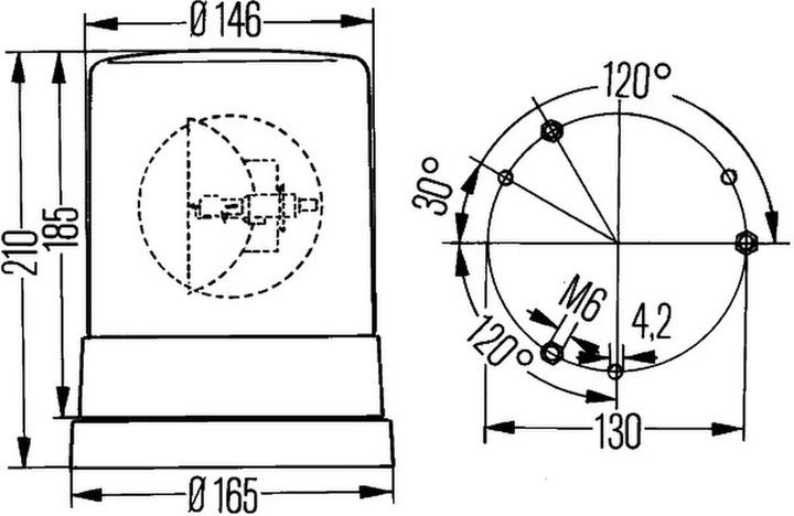 Actual product image Hella KENNL. KL700 (E=112 6787)
