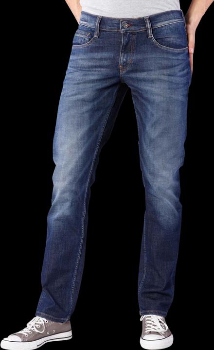 Actual product image Mustang Oregon Tapered crinkle dark rinse (W35/L34)