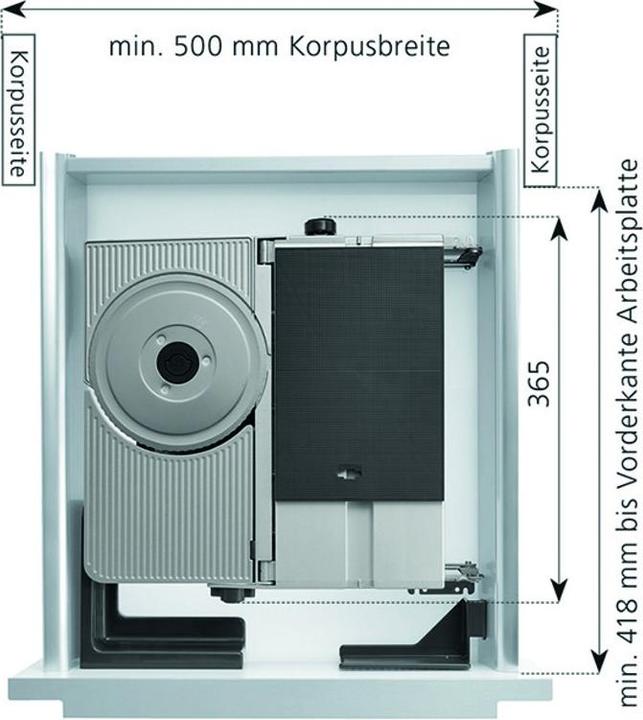 Produktbild Dr. Ritter Einbau-Allesschneider AES 72 SR/-H