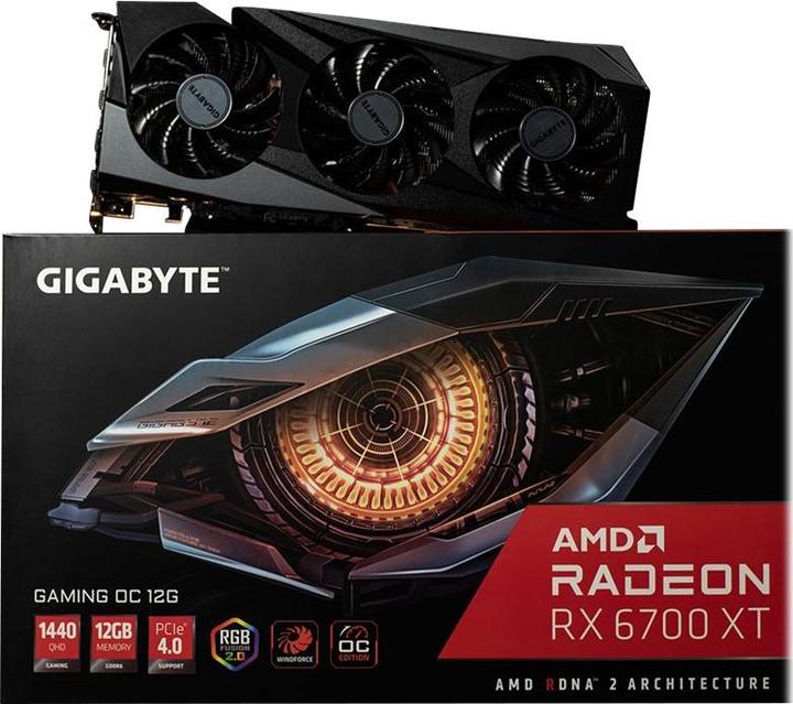 Immagine prodotto Gigabyte Radeon RX 6700 XT Gaming OC 12G (12 GB)
