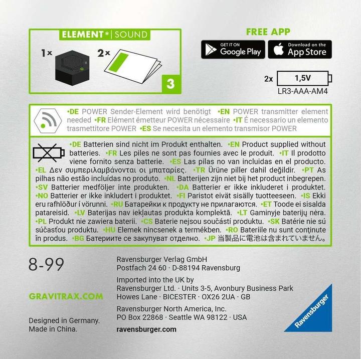 Produktbild Ravensburger GraviTrax Power Element Sound