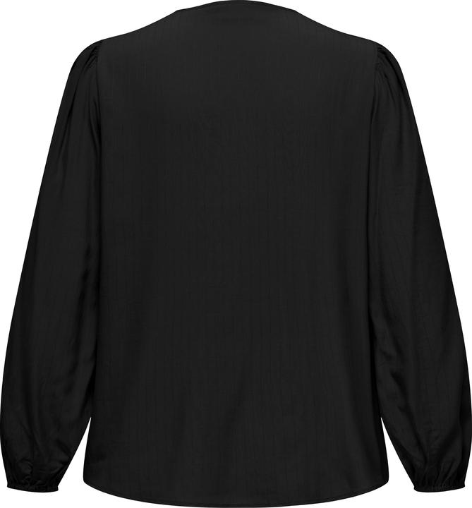 Produktbild Only Normal geschnitten V-Ausschnitt Elastische Bündchen Puffärmel Top Top (44)