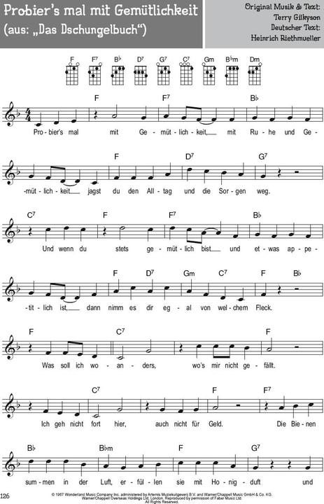 Image du produit 100 Kinderlieder für Ukulele (Allemand, Justin Sandercoew, 2015)