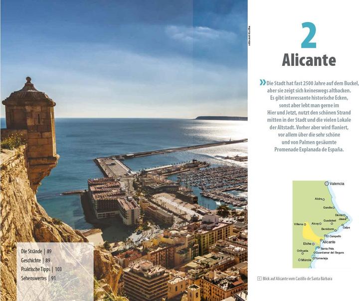 Produktbild Reiseführer Costa Blanca mit Valencia (Deutsch, Hans-Jürgen Fründt, Stephanie Schulz, 2025)