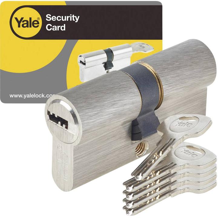 Immagine prodotto Yale Profilo doppio cilindro serie 1000, dimensione esterna/interna: 45/45 mm (Cilindro profilato)