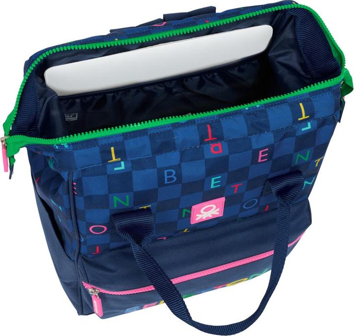 Produktbild Benetton Schulrucksack Marineblau 27 x 40 x 19 cm