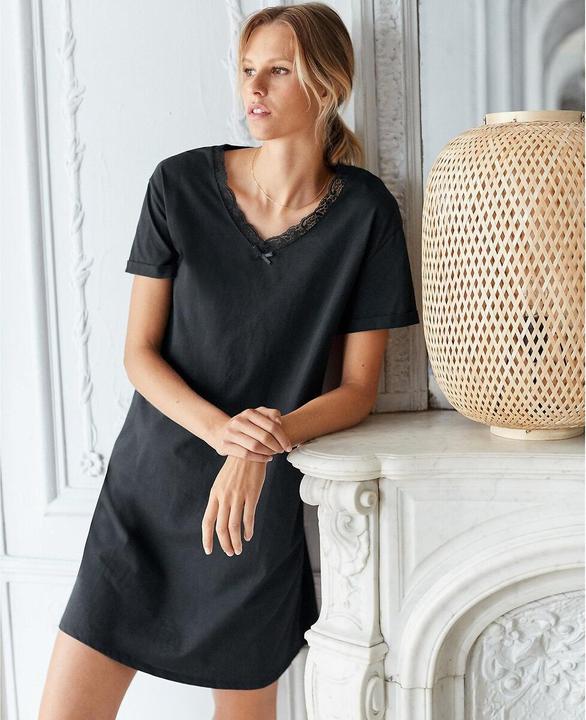 Produktbild La Redoute Collections Kurzärmeliges Nachthemd (W32/L34)