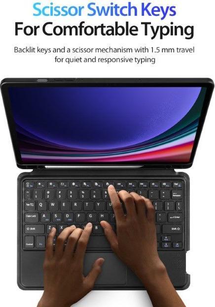 Immagine prodotto Dux Ducis Custodia per tastiera serie DK (US, Galaxy Tab S9)