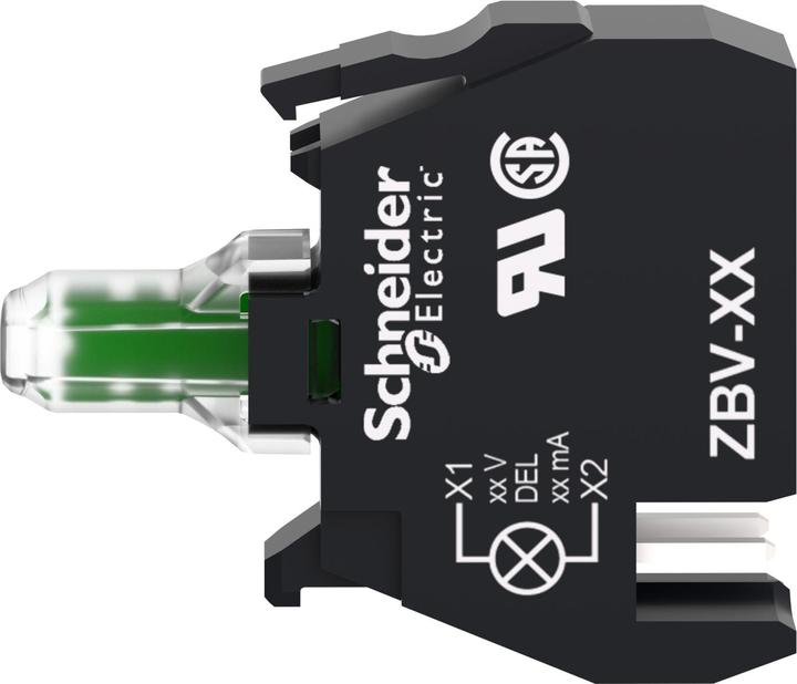 Immagine prodotto Schneider Electric Modulo LED, Ř 22, LED integrale bianco, 24 V ZBVB14