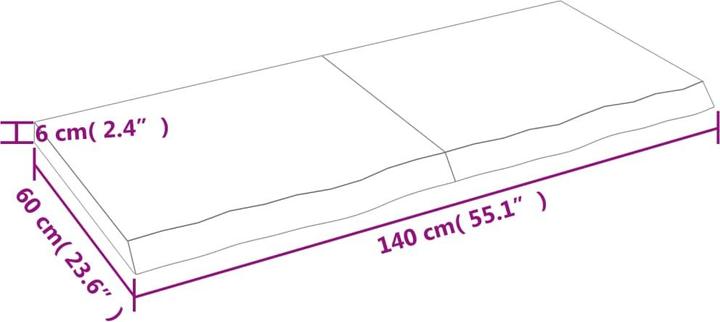 Produktbild VidaXL Gianna (140 x 60 x 6 cm)