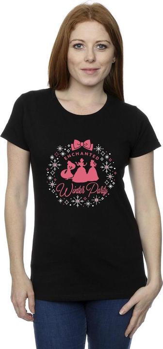 Actual product image Disney Womens/Ladies Princess Winter Party Cotton T-Shirt (M)