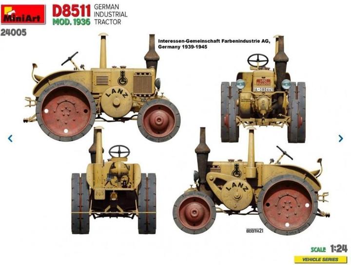 Immagine prodotto Trattore industriale tedesco 1:24 D8511 (1)