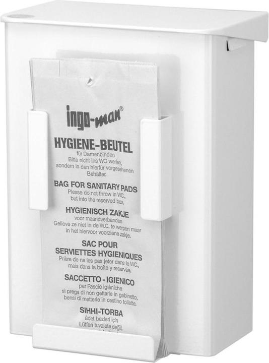 Immagine prodotto Ophardt HB 1 Contenitore per rifiuti igienici da donna con dispenser per sacchetti igienici da 6 l (6000 ml, Lozione per il lavaggio intimo)