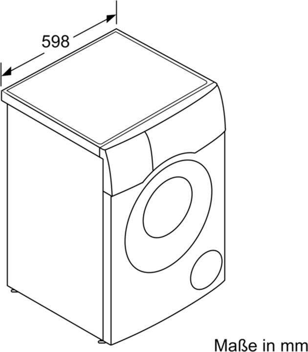 Actual product image Bosch Hausgeräte WNC244070 (EU plug)