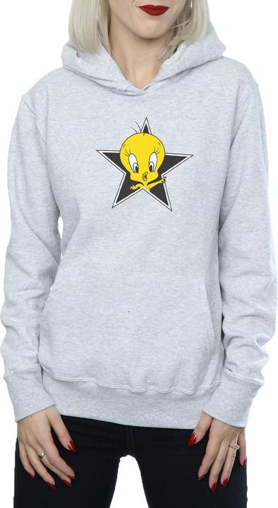Actual product image Looney Tunes Womens/Ladies Tweety Pie Star Hoodie (M)