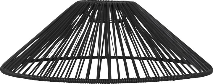 Star Trading Lampenschirm Vide 38 cm, Schwarz