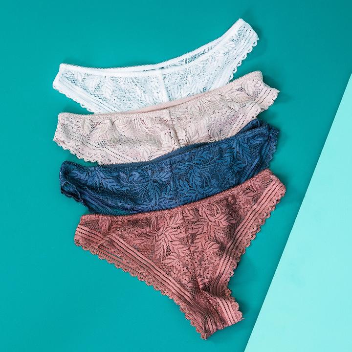 Actual product image La Redoute Collections Lace Tanga Brief (42, Single pack)