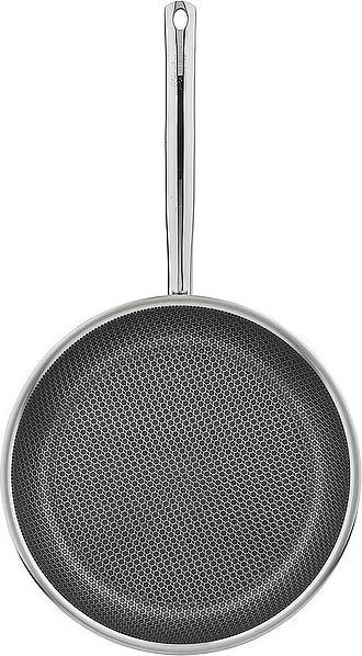 Actual product image Spring Cut Resist Pure frying pan (24 cm, Frying pan, Stainless steel)